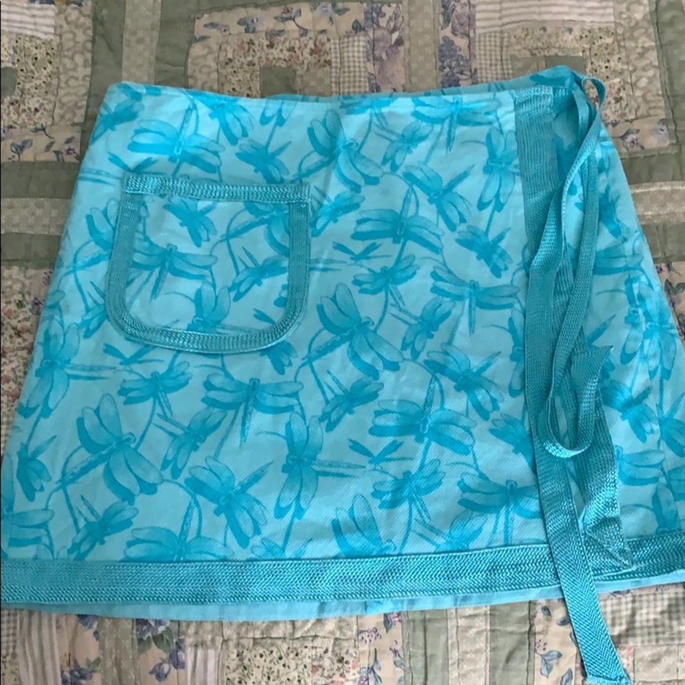Vineyard Vines wrap skirt Dragonfly print Sz 12